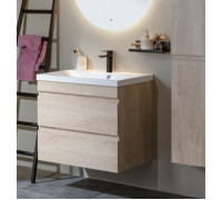 Тумба под раковину Aquanet Нота New 100 дуб светлый