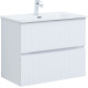 Тумба под раковину Aquanet Джейн 80 белый матовый