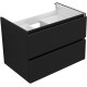 Тумба под раковину Aquanet Вега 2.0 70 черный