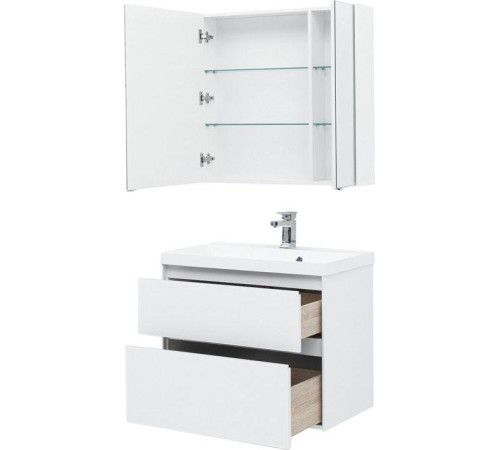 Мебель для ванной Aquanet Гласс 80 белый