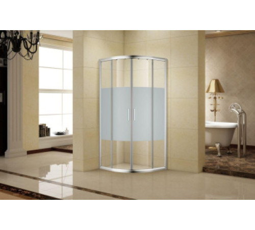 Душевой уголок Aquanet Practic AE10-Q-90x90U-CP 900x900, прозрачное, матовое стекло