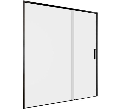 Душевая дверь Aquanet Pleasure Evo 160 AE65-N160-BT профиль черный, прозрачное стекло