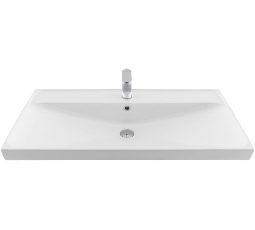 Тумба под раковину Aquanet Альтера 100 белый матовый