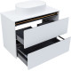 Тумба под раковину Allen Brau Activity 90 1.34005.WM белый матовый/черный браш