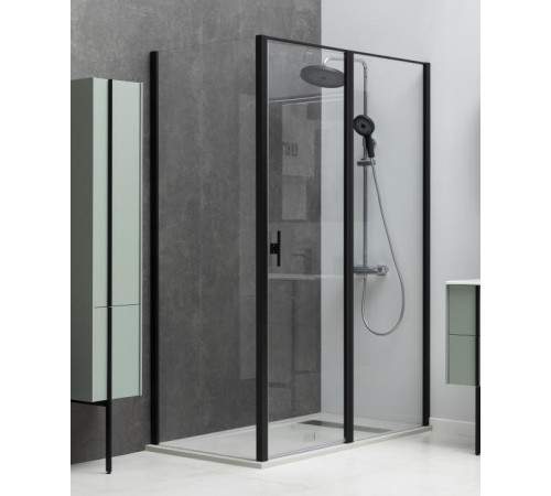 Душевой уголок Allen Brau Priority 120x90 3.31033.BBA + 3.31045.BBA черный браш