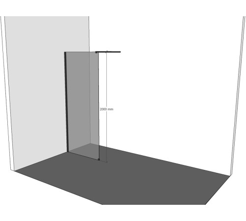 Душевая перегородка Allen Brau Infinity 1 90 3.21011.60 медь браш