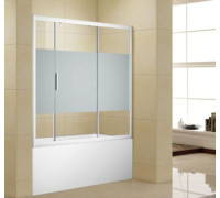 Шторка на ванну Aquanet Practic AE10-B-150H150U-CP, прозрачное стекло