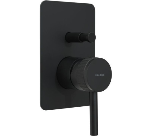 Смеситель для душа Allen Brau Priority X2 5.31011-31 (с внутренней частью, 2 выхода) черный матовый