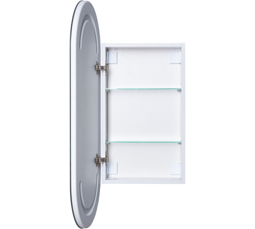 Зеркальный шкаф Aquanet Монте 40 белый, с LED подсветкой