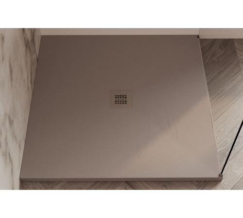 Душевой поддон Allen Brau Priority 90x80 8.31001-PGM платина