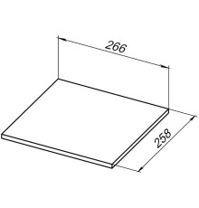Полка для стеллажа Allen Brau Liberty 30 1.33009.B-S бежевый структ