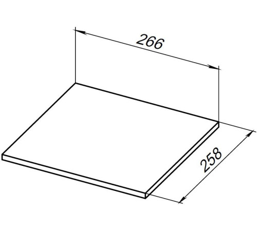 Полка для стеллажа Allen Brau Liberty 30 1.33009.B-S бежевый структ