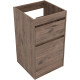 Тумба под раковину Aquanet Токио 48 дуб веллингтон (напольная 2 ящика)