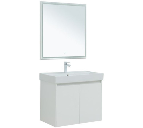 Мебель для ванной Aquanet Nova Lite 75 белый глянец (2 дверцы)