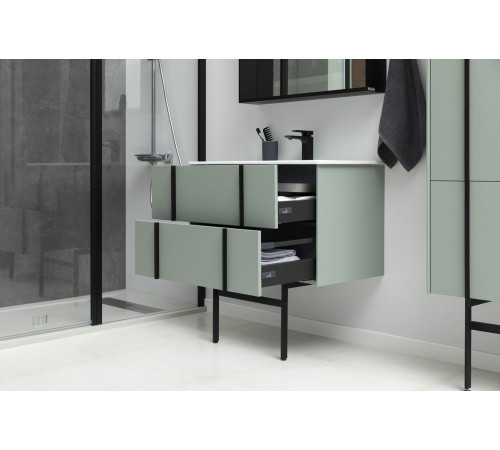 Тумба под раковину Allen Brau Reality 70 1.32004.CGM олива матовый