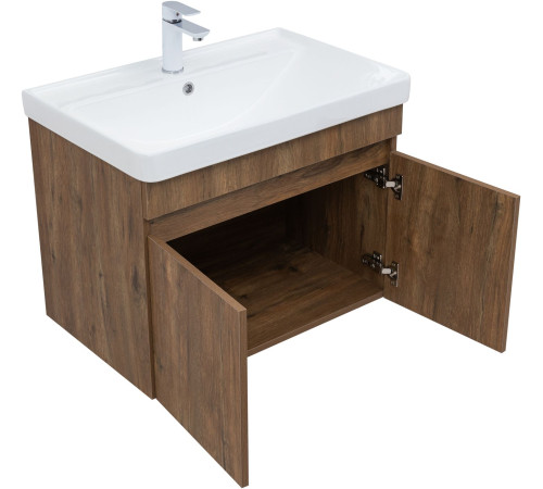 Тумба под раковину Aquanet Оптима 70 дуб рустикальный