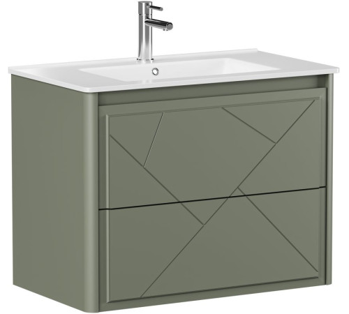Тумба под раковину Allen Brau Paris 80 1.360001.CGM олива матовый