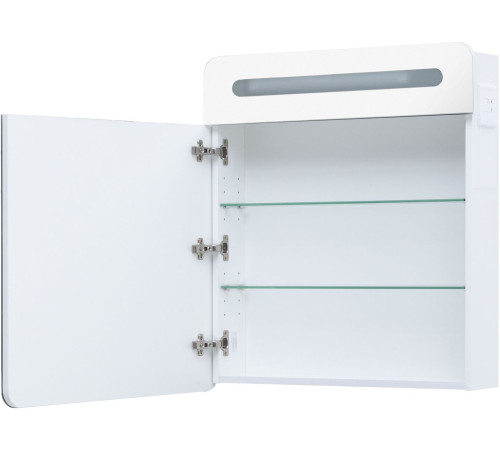 Зеркальный шкаф Aquanet Лукка 70 белый