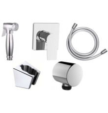 Набор смесителя с гигиеническим душем Aquanet Static 1.01 (с внутренней частью)