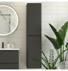 Пенал Aquanet Эмбер 35 черный матовый