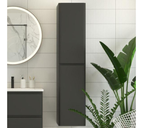 Пенал Aquanet Эмбер 35 черный матовый