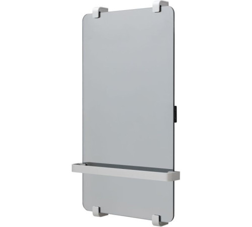 Полотенцесушитель электрический Allen Brau Infinity 80x44 с рейлингом и креплением, серебро браш