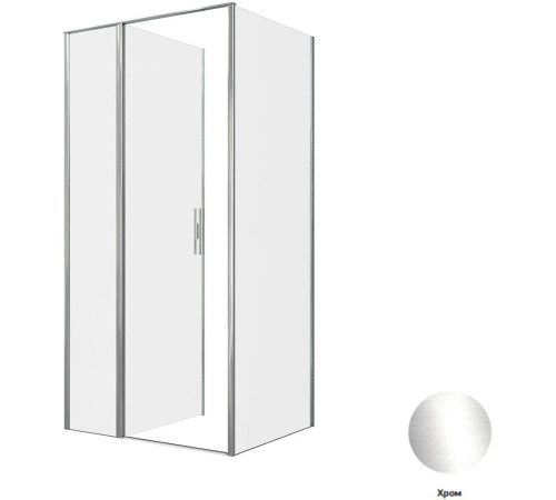 Душевой уголок Allen Brau Priority 100x80 3.31028.00 + 3.31040.00 хром