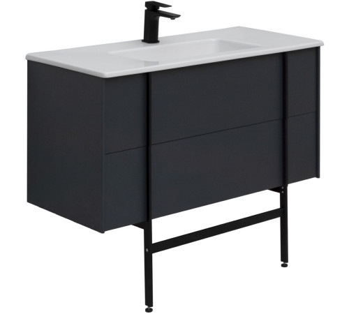 Тумба под раковину Allen Brau Reality 100 1.32007.AM антрацит матовый