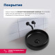 Раковина накладная Aquanet Round-1-MB 36 черный матовый