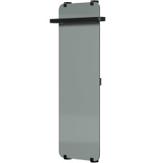 Полотенцесушитель электрический Allen Brau Infinity 120x44 с рейлингом 2.0 и креплением, черный матовый