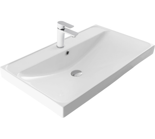 Тумба под раковину Aquanet Альтера 80 белый матовый