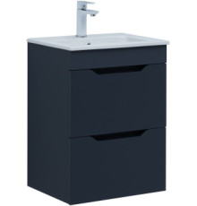 Тумба под раковину Aquanet Практика 50 маренго (2 ящика)