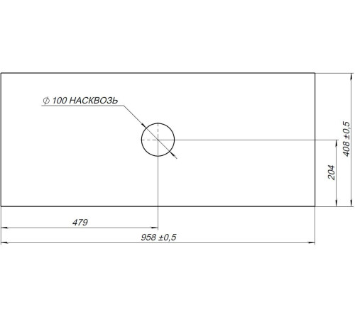 Столешница Allen Brau Priority 100 1.31011.G-S серый структ