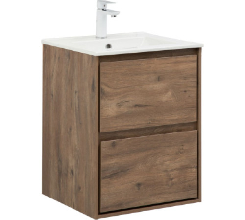 Тумба под раковину Aquanet Милан 50 дуб рустикальный