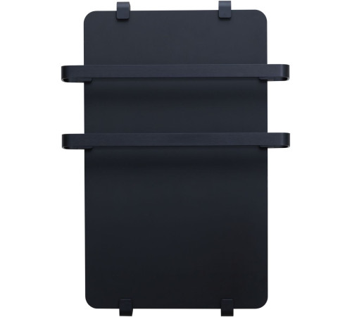 Полотенцесушитель электрический Allen Brau Infinity 100x44 с рейлингом 2.0 и креплением, черный матовый