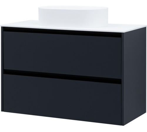 Тумба под раковину Allen Brau Activity 100 1.34006.AM антрацит матовый/черный браш