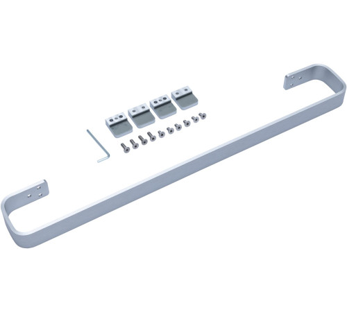 Рейлинг для полотенцесушителя Allen Brau Infinity 8.21007.BA-2 серебро браш