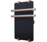 Полотенцесушитель электрический Allen Brau Infinity 100x44 с рейлингом 2.0 и креплением, медь браш