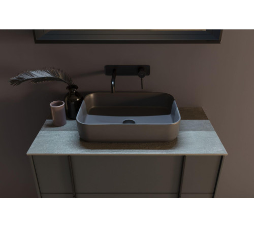 Раковина накладная Allen Brau Fantasy 50 4.11021.AN антрацит