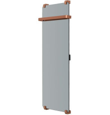 Полотенцесушитель электрический Allen Brau Infinity 120x44 с рейлингом и креплением, медь браш