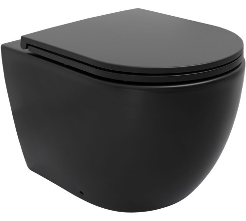 Чаша приставного унитаза Allen Brau Reality 4.32004.31 черный матовый