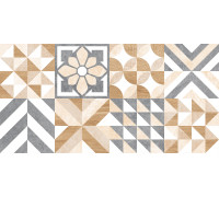 GT129VG Плитка настенная Marmaris белая пэчворк матовая 25x50