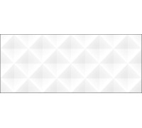 10100001345 Плитка настенная White Planet белая 02 глянцевая 25x60