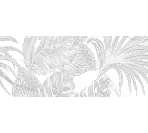 10300000240 Декор Anima белый 01 панно из 3 плит матовый 75x60