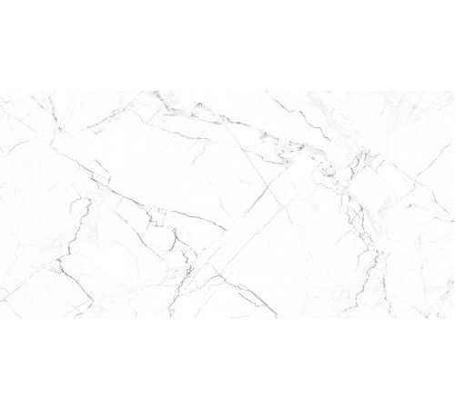 GT95VG Плитка настенная Solo белая глянцевая 25x50