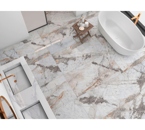 GT120605703PR Керамогранит Gabriel белый полированный 60x120