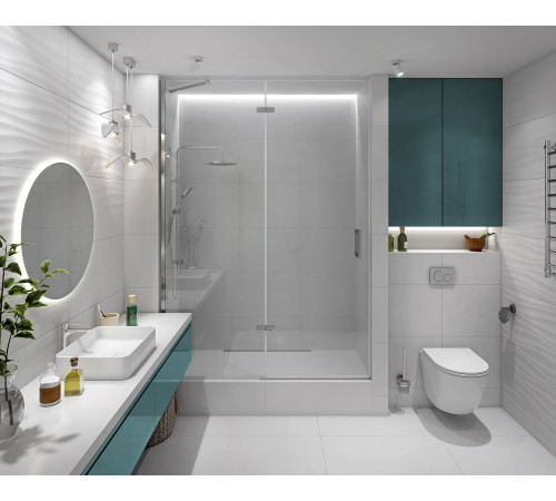 GT40805853MR Керамогранит Princess белый волна матовый 40x80