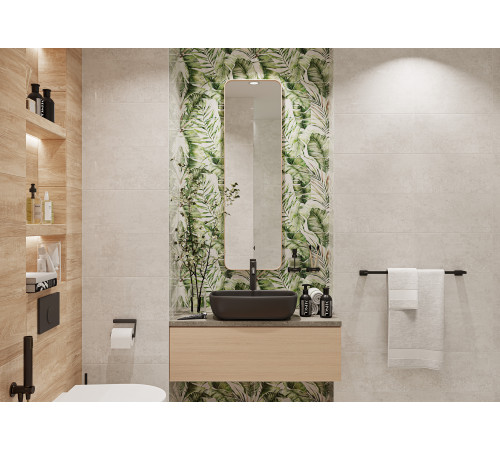 GT126VG Плитка настенная Marmaris бежевая дерево матовая 25x50