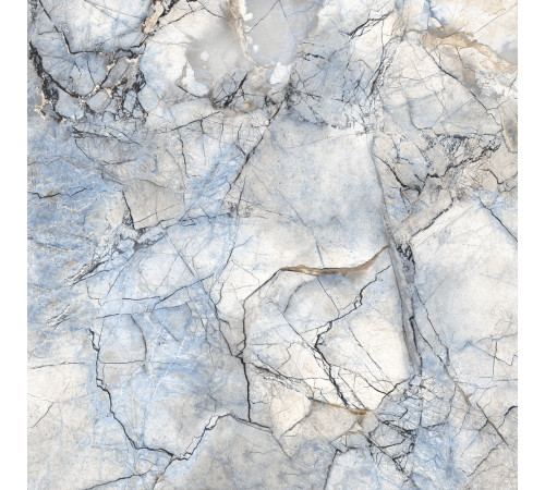 GT96VG Плитка напольная Solo синяя глянцевая 41.8x41.8