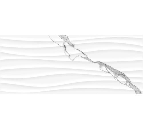 10100001339 Плитка настенная Arto белая 02 глянцевая 25x60